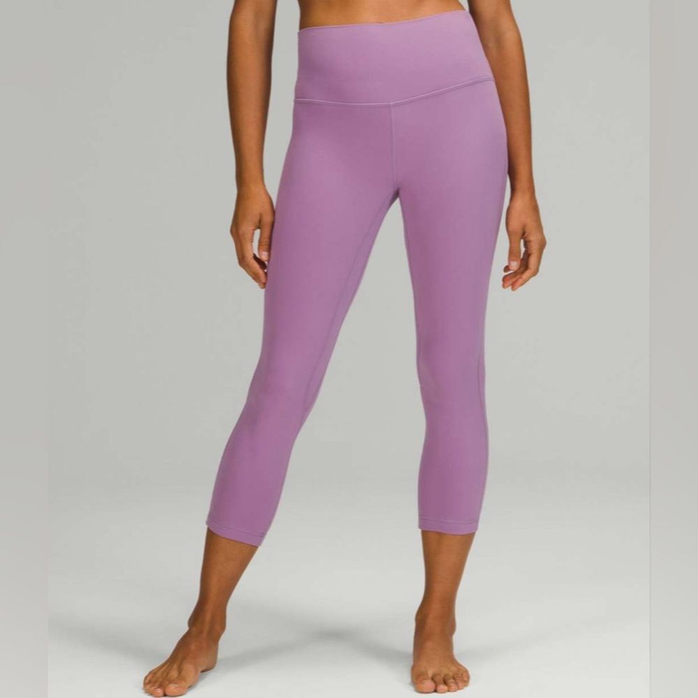 NWT Lululemon Align High-Rise Crop 23" in Wisteria Purple